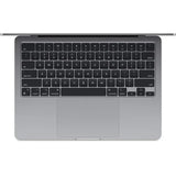 Laptop keyboard on a white background