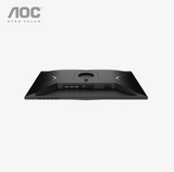 Back view of a black electronic device with AOC logo on a white background