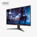 Gaming monitor with AOC logo on a white background