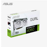 ASUS Dual GeForce RTX 4060 8GB GDDR6 White Edition Graphics Card