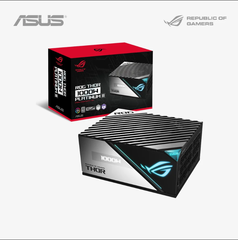 Psu Computer Asus Rog ASUS ROG Thor 1000W Platinum Gaming Power Supply Unit (PSU) – Khareedoye