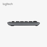 Logitech keyboard on a white background