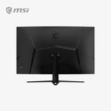 Gaming monitor with MSI logo on a white background