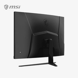 Gaming monitor with MSI logo on a white background