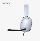 Sony gaming headset with microphone on a white background