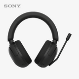 Black Sony gaming headset on a white background
