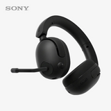 Black Sony gaming headset on a white background