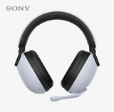 Sony gaming headset with microphone on a white background