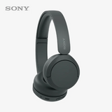 Gray Sony headphones on a white background