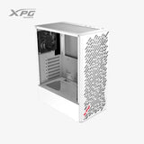 Computer case with XPG branding on a white background