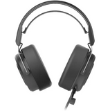 Black over-ear headphones on a white background
