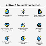 Active 2 Smart Watch | Round Dial
