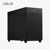 Black computer case with ASUS logo on a white background