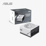Asus power supply unit and packaging on a white background