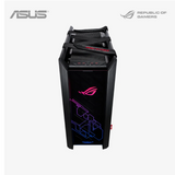 Asus ROG gaming computer tower on a white background