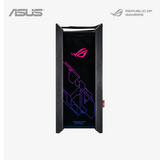 Asus ROG gaming computer tower on a white background