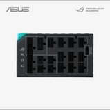 Asus ROG (Republic of Gamers) computer motherboard on a white background