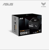 Asus TUF Gaming 1000W power supply unit packaging on a white background