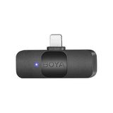 BOYA BY-V1 Ultracompact Wireless Microphone System with Lightning Connector for iOS Devices (2.4 GHz)
