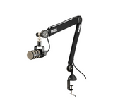 Rode microphone boom arm on a white background